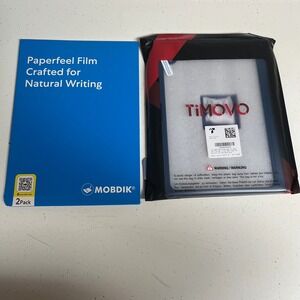 NEW! Ipad Paper feel Screen protecter & Dark Blue Case